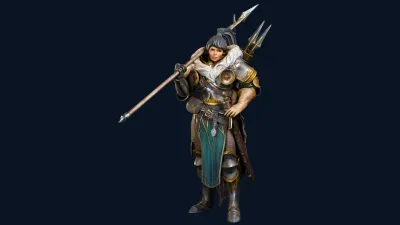 Banner Spear official digital character artwork