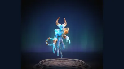 Snow Imp official digital monster artwork